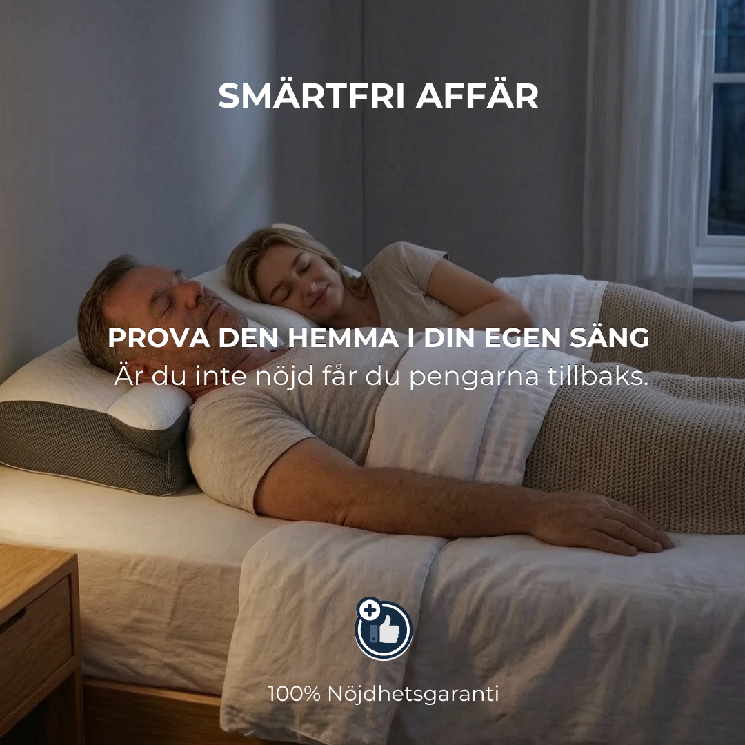 LevaLätt™️ - Ergonomisk Nackkudde som Lindrar Nack- och Ryggsmärta