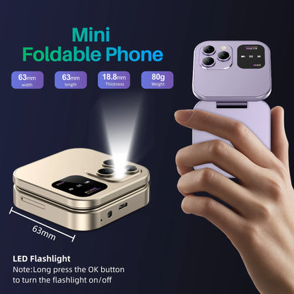 Produktnamn - Ny mini-vikbar mobiltelefon
